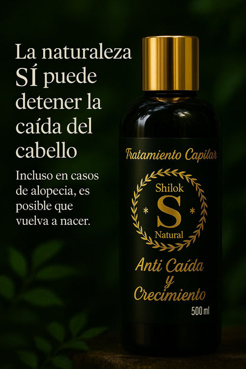 Tratamiento capilar Fórmula  con 18 activos naturales contra la caída del cabello y la alopecia ENVIO GRATIS